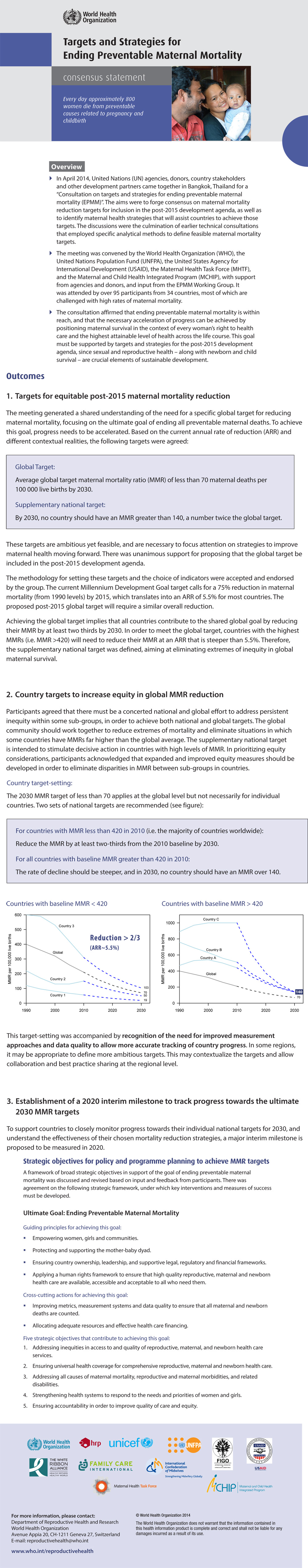 Target & Strategies for prevent mat mortality-1