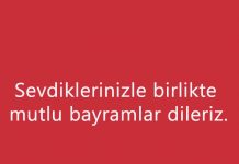 Kurban Bayramınız Kutlu Olsun
