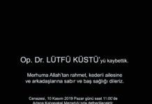 Acı Kaybımız