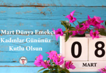 8 Mart Dünya Kadınlar Günü Kutlu Olsun