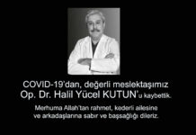 ACI KAYBIMIZ | OP. DR. HALİL YÜCEL KUTUN