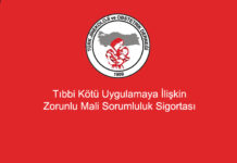 Tıbbi Kötü Uygulamaya İlişkin Zorunlu Mali Sorumluluk Sigortası