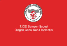 TJOD Samsun Şubesi Olağan Genel Kurul Toplantısı | 16 Haziran 2021