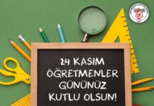 24 Kasım Öğretmenler Gününüz Kutlu Olsun
