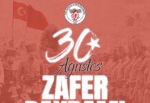 30 AĞUSTOS ZAFER BAYRAMIMIZ KUTLU OLSUN