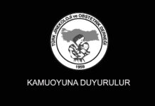KAMUOYUNA DUYURULUR