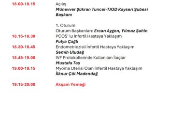 TJOD Kayseri Şubesi Toplantısı