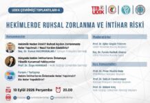 UDEK Çevrimiçi Toplantıları-4: Hekimlerde Ruhsal Zorlanma ve İntihar Riski